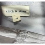 Cloth & Stone Womens Light Gray Sun Dress Raw Edges Size M Photo 4