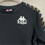 Kappa  black long sleeve crewneck T shirt unisex size small Photo 3