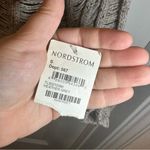 Leith NWT  Heather Grey Delicate Knit V Neck Sweater S Photo 5