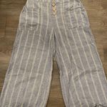 LC Lauren Conrad Striped Paper Bag Pants Photo 1
