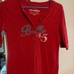 Arizona Jeans Arizona cotton baseball style shirt sz M Photo 0