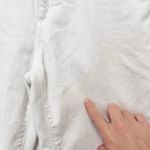 Anthropologie Pilcro White High Rise Flare Lace Hem Jeans Sz 28 Photo 4