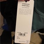 Alo Yoga  Airbrush Enso Black Cool Crossover Bra Photo 4