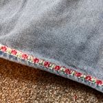 Levi Vintage (3/99) Women's Shorts with Flower Hem. Size 14 Blue Photo 5