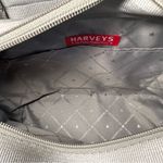 Harveys Y2K Seat Belt Woven Zipper Closure Gray Tote Shoulder Handbag Photo 9