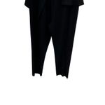 Black Halo Black Halo Kasia Peplum Cropped Jumpsuit Sleeveless Ruffle Black Size 12 Photo 11