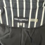 Karl Lagerfeld | Paris Women's Striped Notch Collar Jacket size 4 Photo 10