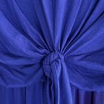 INC Large Sleeveless Jumpsuit Rayon Blend Royal Blue Cross Photo 4