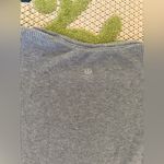Lululemon  Love Crew Tee Waffle Knit Grey Shirt Photo 6