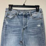 Vanilla Star Jeans VANILLA SKY Skinny Straight Distressed Light Jeans Size 9 Photo 1