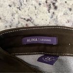 NYDJ NWT Alina Leggings Jeans Jeggings Sculpting Denim Brown Compact Stretch 4 Photo 3