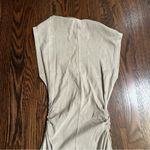 Young Fabulous and Broke Jodie Bodycon Ruched Midi Dress in Shiitake Mineral Photo 15