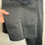 Joseph Ribkoff ‎ | Black Pants with Studded Accents 10 Crop Photo 4