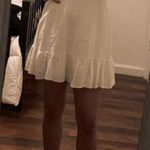 White Mini Dress Size M Photo 0