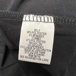 Ny Collection  Black Stretch Top Velvet Accent Flare‎ Sleeves Whimsigoth Witchy Photo 7