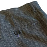 Ted Baker London Wide Leg Slacks Dress Pants Brown Pinstripe Size 32 L Women's Photo 7