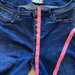 Free People Women’s 29 Button Fly Raw Hem High Waist Skinny Stretch Jeans Cuff Photo 3