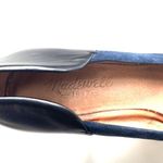 Madewell  The Maddie navy & black suede heels Women’s size 8 Photo 5