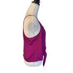 Sofia Vergara Sophia Vergara Fuchsia Sleeveless Tie Front Crop Blouse NWT Photo 2