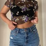 Urban Outfitters  sheer floral shirt Photo 1