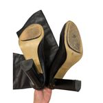 Reiss  Women's Black Pull On Knee‎ High Round Toe Leather Boots Size 39 EUR Photo 3