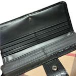 Burberry  Penrose Nova Check Canvas & Patent Leather Continental Wallet EXCELLENT Photo 9