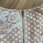 Lulus ‎ My Dearest White Lace Short Sleeve Mini Dress Size Small  Like New Photo 4