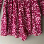 Abercrombie & Fitch sz S red off shoulder boho romper Photo 6