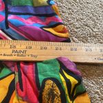 BOOM Multi Color Hippie Slouchy Sleeveless Short Romper w Pockets Size M Orange Size M Photo 9