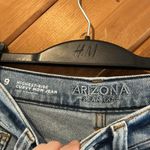 Arizona Jeans Arizona Jean co. Purple butterflies distressed highest rise curvy Mom Jean NWT Photo 3