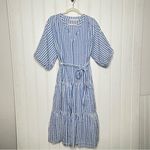 Roberta Roller Rabbit Roller Rabbit Lur Valonia Dress - blue and white stripes Sz L 318 Photo 2