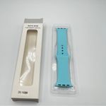 Women's Silicone Solid Color Apple Watch Strap in Light Blue NWT MSRP $20 Photo 2