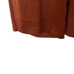 Joie  Silky Polyester Cropped Pants Paper bag Waist Burnt Orange Photo 1