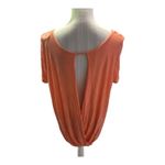 Nymphe Orange Athletic Wrap Tee Size L Photo 1