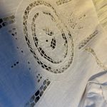 Free People  dress 12 nwot lined bottom circle skirt fitted top linen Photo 5