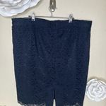 Lane Bryant NTM: New with Tags Black Lace Pencil Skirt with Scallop Hem Sz 22 Photo 8