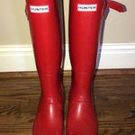 Hunter Size 7 Red  Boots Photo 0