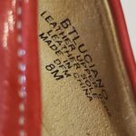 Boutique 9 Red Leather Luciano Kitten Heels Size 8 Photo 2
