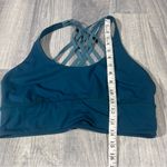 Lululemon Strappy Women's Teal Sports Bra; 12 Photo 2