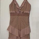Bardot  FAE LACE Mini DRESS IN DUSTY rose pink size small US 6 Photo 1