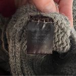 Berretti Gray Knit Turtleneck Batwing Sleeve Sweater Size Large Photo 12