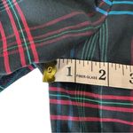 CAbi Plaid Holiday One Button Multicolor Black Blazer Small Photo 3