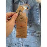 Faherty  Denim Michelle Short Sleeve Jumpsuit Light Blue Wash Size 6 NEW Photo 8