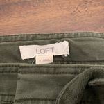 Loft  Pants Jeans Women’s 6 Green Skinny Belt Tie Photo 1