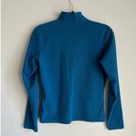 The North Face  Women's Ocean Blue TKA 100 Fleece Quarter Zip Outdoor Size Medium Photo 3