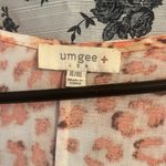 Umgee  Oversized Orange Animal Print Kimono Photo 2