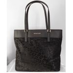Michael Kors Morgan black zebra print tote Photo 2