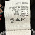 American Rag  Black Floral Smocked Strapless High Low Maxi Dress M Photo 4