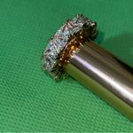 Amazon Gold Band with Clear Stones Photo 3