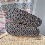 Birkenstock Arizona Shearling Lined Mink Suede Brown Sandals Women’s Size 6 Photo 1